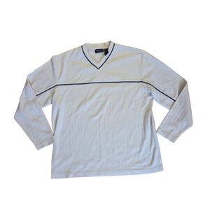 Axcess Cream Long Sleeve Top